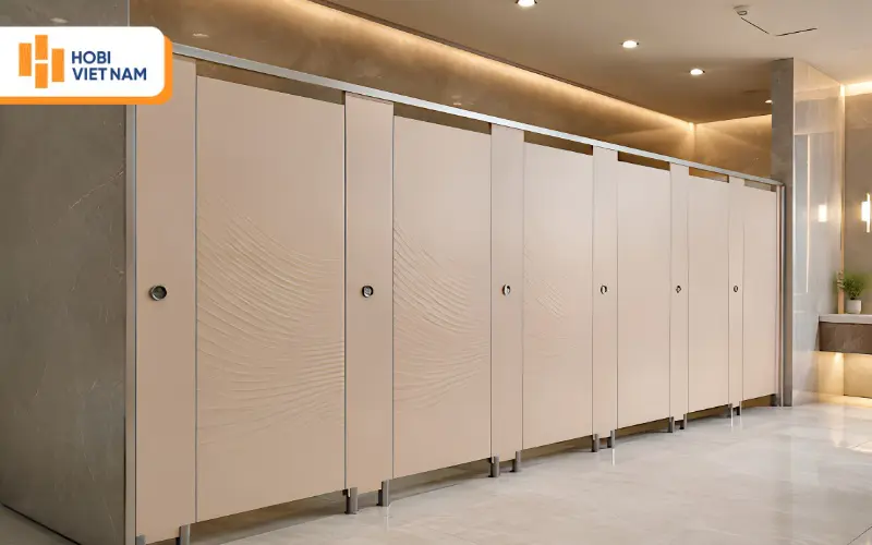 Vách ngăn nhà vệ sinh nhựa nano