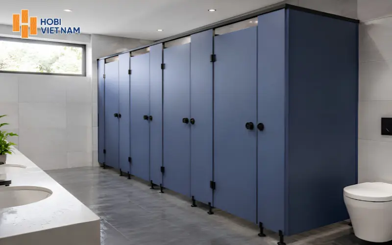 Vách ngăn nhà vệ sinh bằng nhựa rắn HDPE