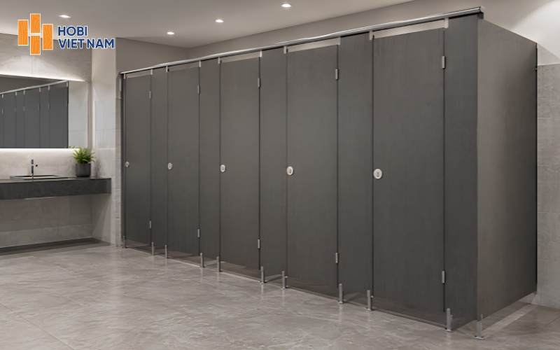 Vách ngăn toilet composite có khả năng chịu nước tốt
