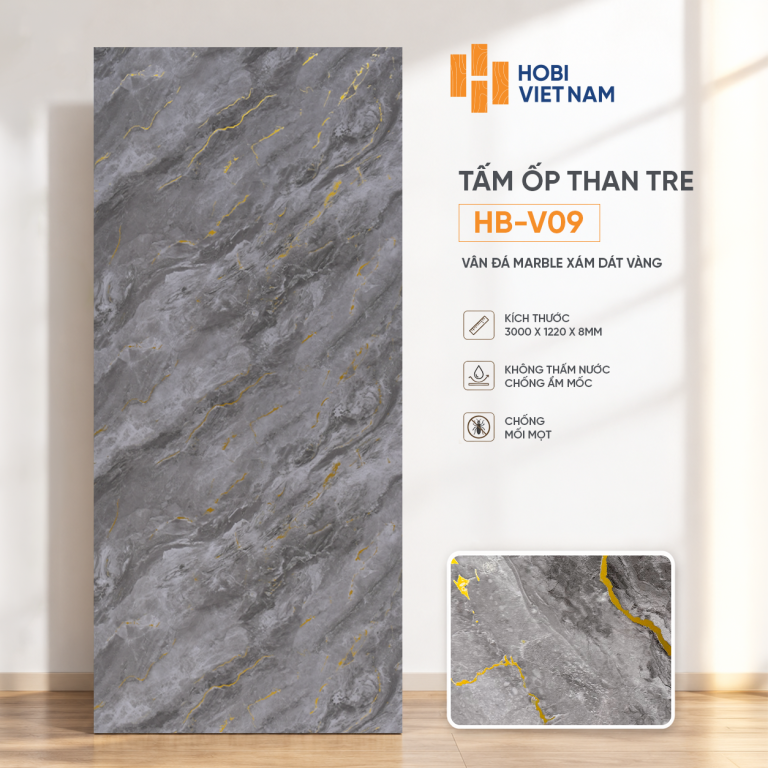 Tấm ốp than tre HB-V09