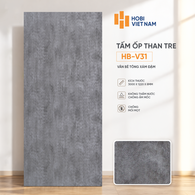 Tấm ốp than tre HB-V31