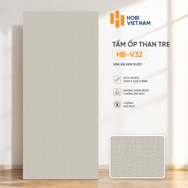 Tấm ốp than tre HB-V32
