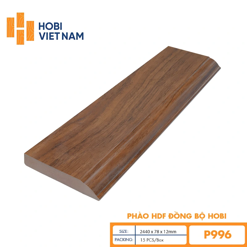 Len chân tường gỗ công nghiệp HDF