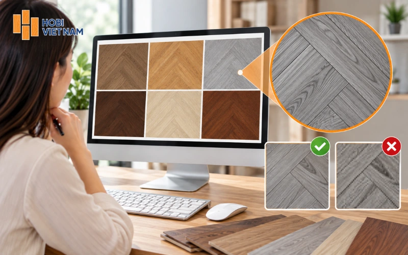 Map sàn gỗ xương cá phải có độ phân giải phù hợp Map sàn gỗ xương cá phải có độ phân giải phù hợp