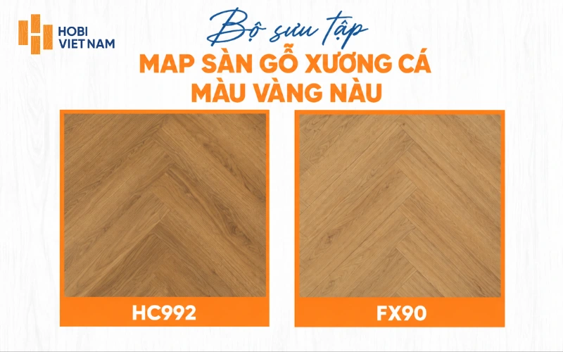 Mẫu map sàn gỗ xương cá màu vàng nâu Mẫu map sàn gỗ xương cá màu vàng nâu