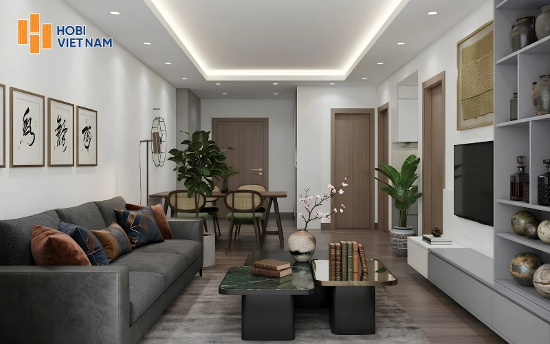 Mẫu thạch cao giật cấp đèn hắt âm trần hiện đại cho chung cư Mẫu thạch cao giật cấp đèn hắt âm trần hiện đại cho chung cư