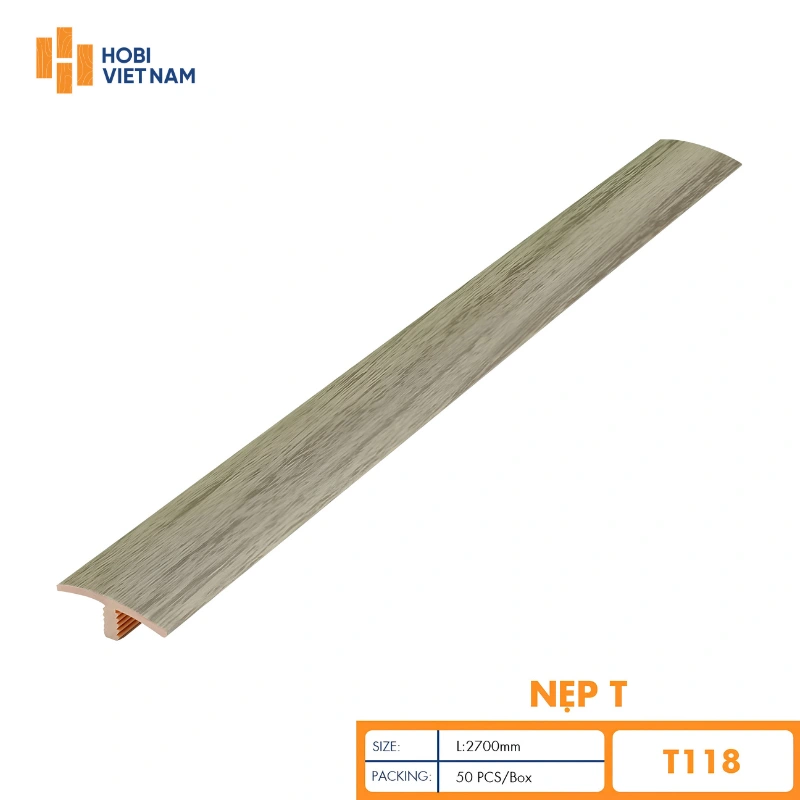 Nẹp nhựa chữ T118 Nẹp nhựa chữ T118