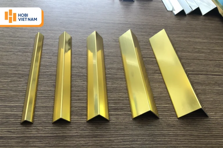 Nẹp chữ V nhôm, inox, nhựa trang trí bền đẹp và báo giá 2026