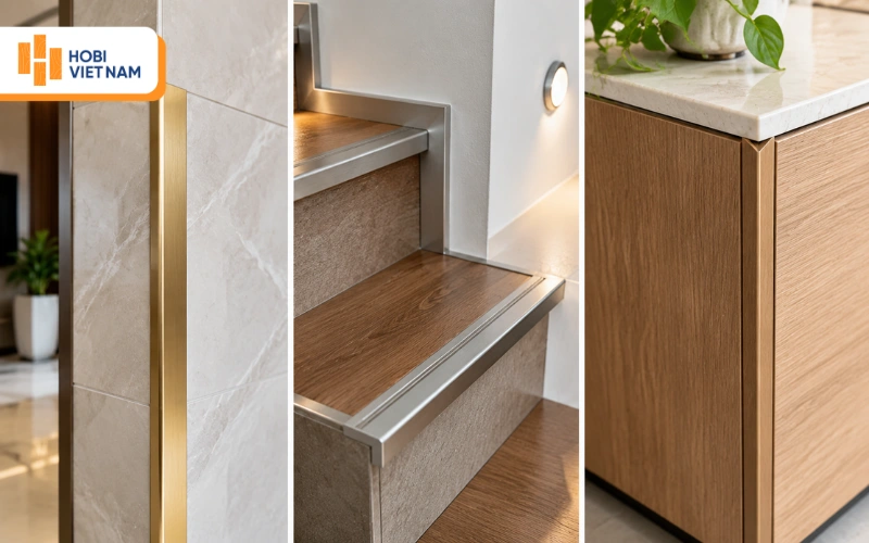 Một số ứng dụng của nẹp hình chữ V cho công trình Một số ứng dụng của nẹp hình chữ V cho công trình