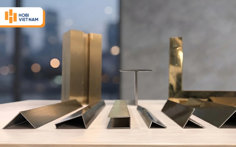 Nẹp inox trang trí giúp bảo vệ góc cạnh, khe nối và tăng độ bền cho công trình