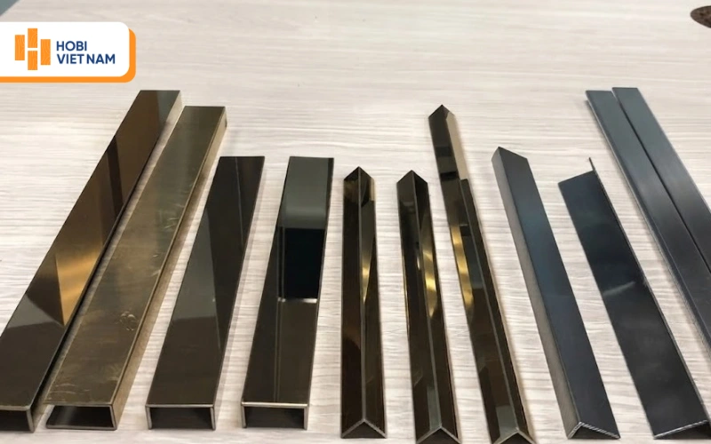 Nẹp inox bền chắc, chịu lực tốt và phù hợp với khu vực ẩm ướt