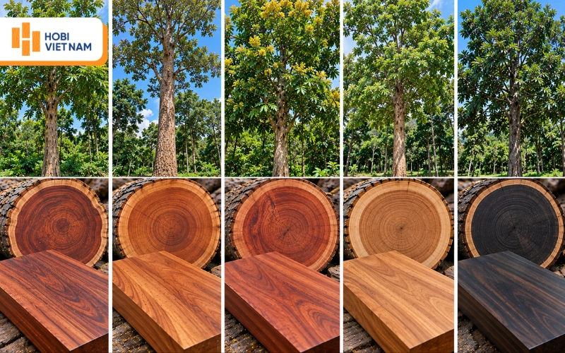 Một số loại gỗ phân nhóm VIII