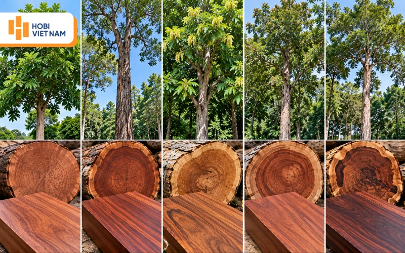 Một số loại gỗ thuộc danh mục thực vật quý hiếm nhóm IA