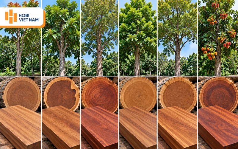 Một số cây gỗ phân vào nhóm III