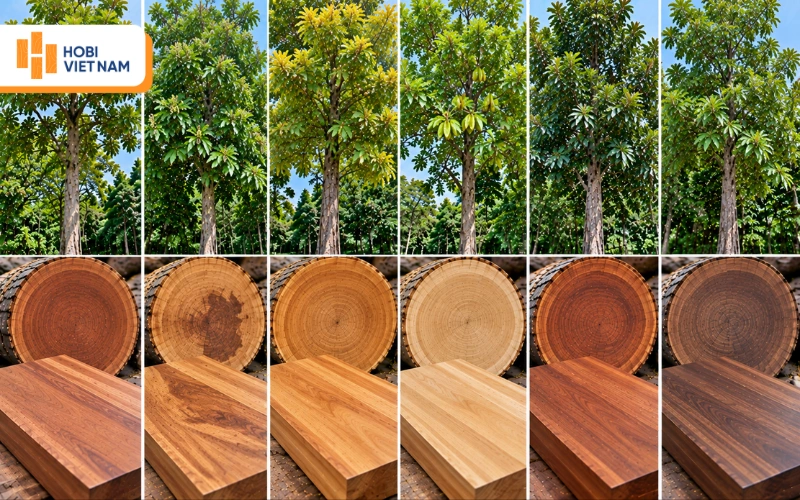 Một số loại gỗ thuộc danh mục thực vật quý hiếm nhóm IIA